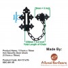 131mm x 78mm Iron Security Door Chain 